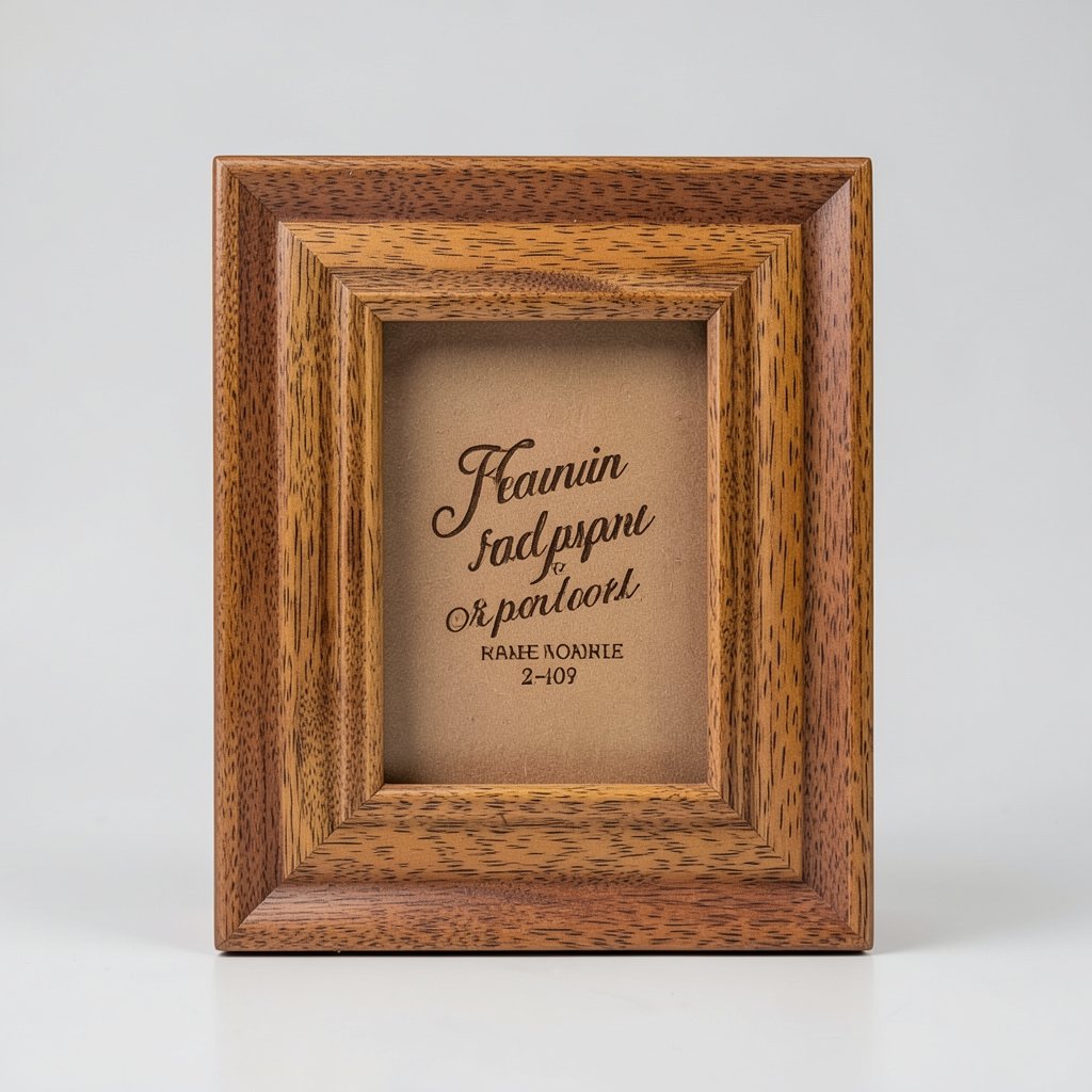 Personalised Wooden Photo Frame – Custom Engraved