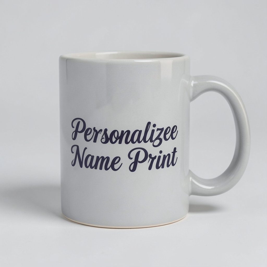 Personalised Ceramic Mug – Name Print