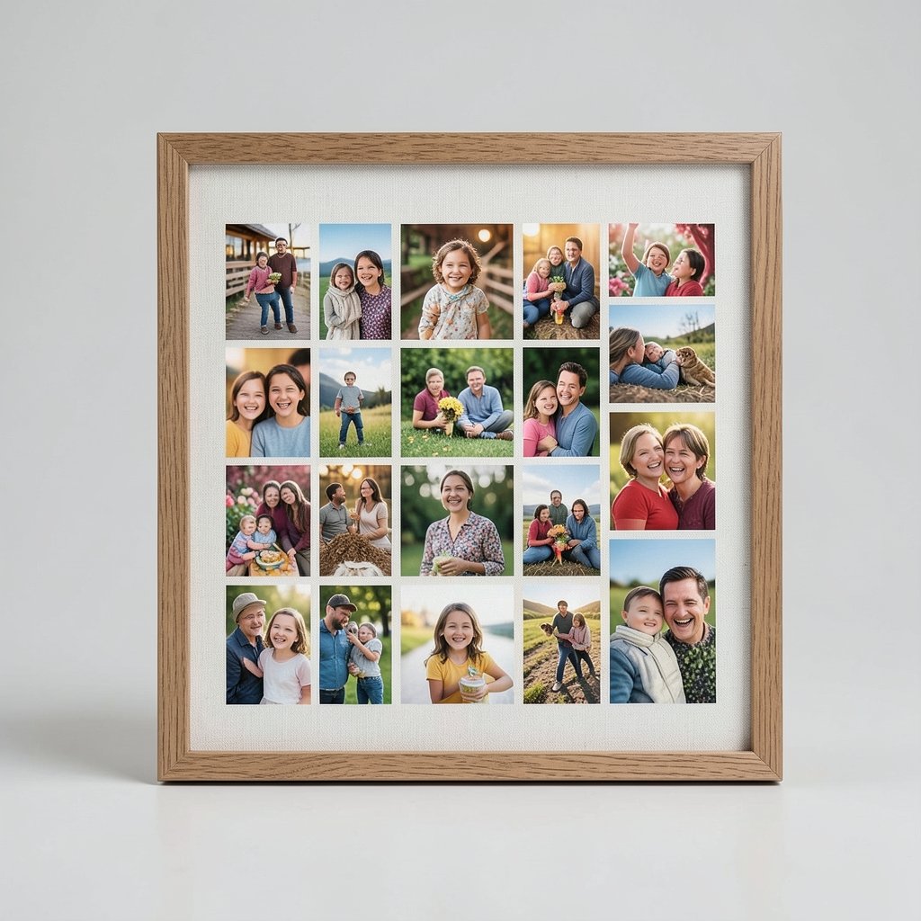 Customizable Photo Collage Canvas