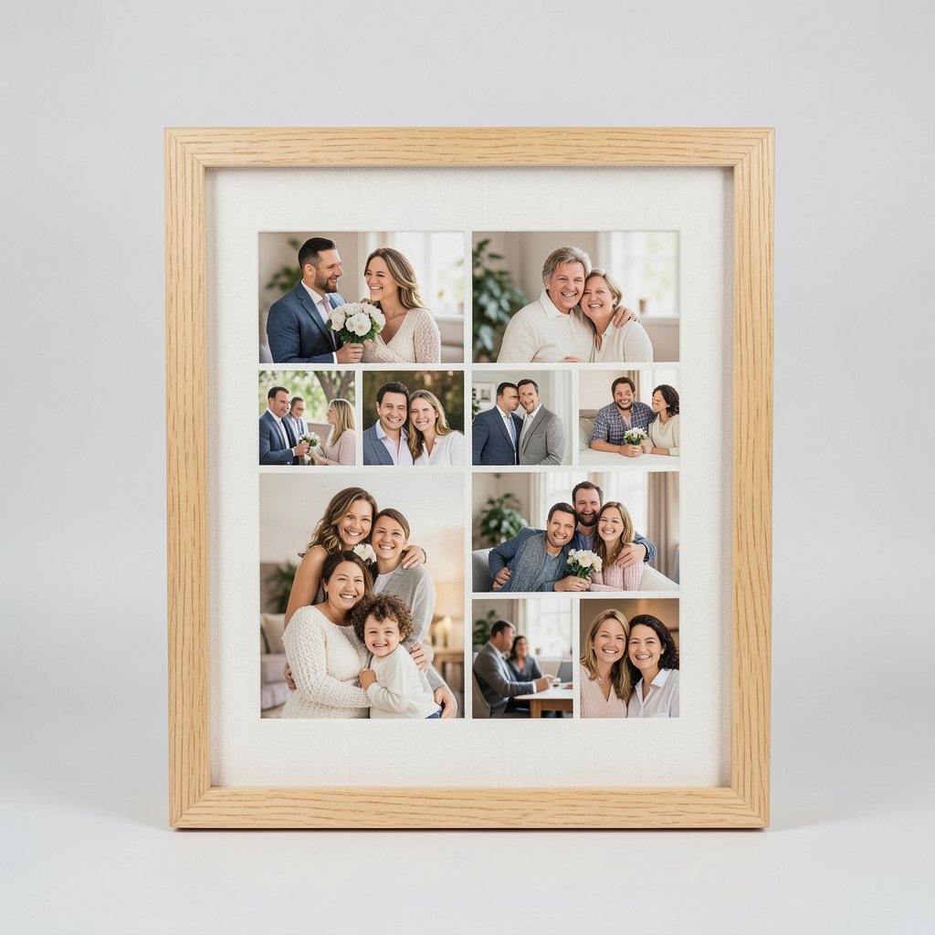 Customizable Photo Collage Canvas – 2‑Panel Set